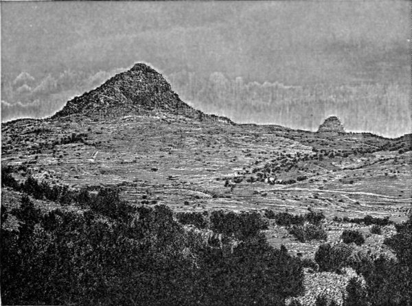 Fig. 20. Volcanic Necks, Edge of Mesa at Mt. Taylor